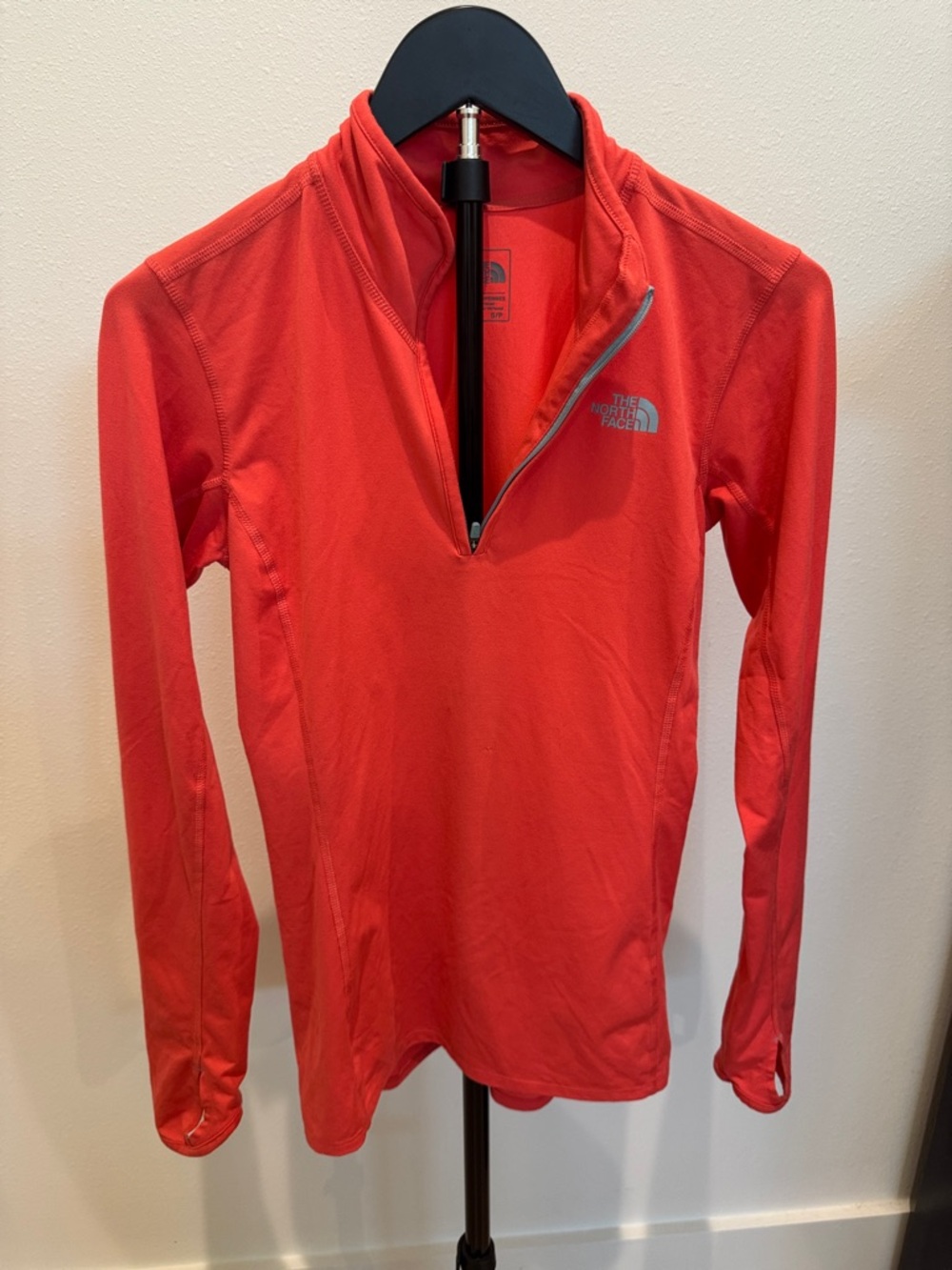 The North Face Coral-Red Half-Zip Active Top